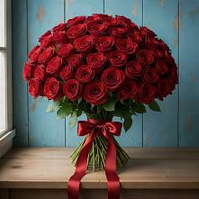 Букет Красные розы Блэк Меджик в Тельмане