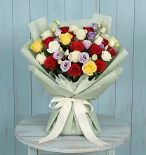 Букет цветов из:  Розы #REPLACE_PRED# Тельмане