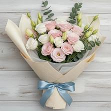 Букет цветов из:  Лизиантусы в Тельмане