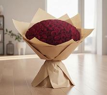 Букет 101 Красная роза в Тельмане