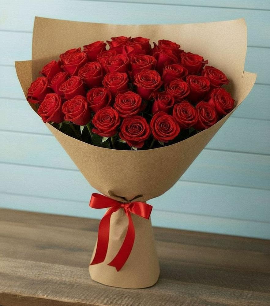 Букет Красные розы Милано в Тельмане