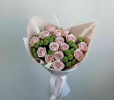 Букет цветов из:  Розы и Хризантемы #REPLACE_PRED# Тельмане