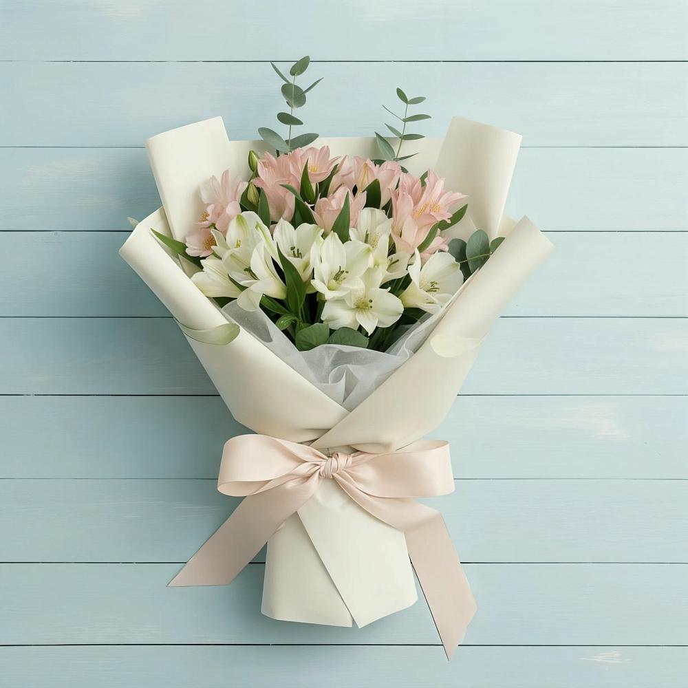 Букет цветов из: Альстромерии в Тельмане