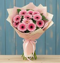 Букет цветов из:  Герберы #REPLACE_PRED# Тельмане