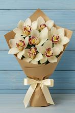 Букет цветов из:  Орхидеи и Розы в Тельмане